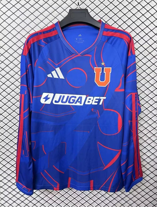 Universidad De Chile Long Sleeve Home Fans Football Jersey 2026/2027