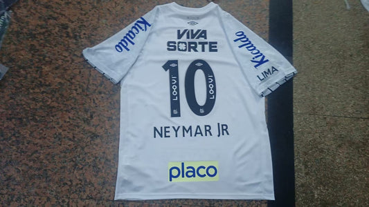 Santos #10 NEYMAR JR Home Fans Football Jersey 2024/2025