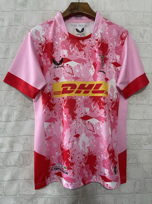 Harlequins Pink Rugby Jerseys Fans 2025