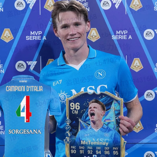 Napoli Home 4 Champion Player Football Jersey 2023/2024