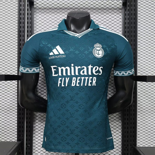 Real Madrid LV Special Edition Green Player Football Jersey 2026/2027