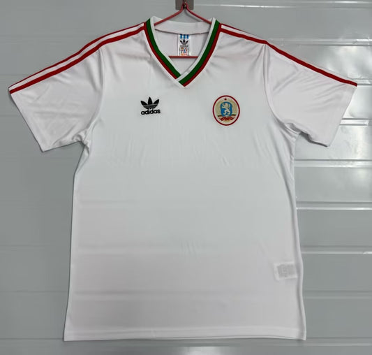 Retro Bulgaria Home White Football Jersey 1986