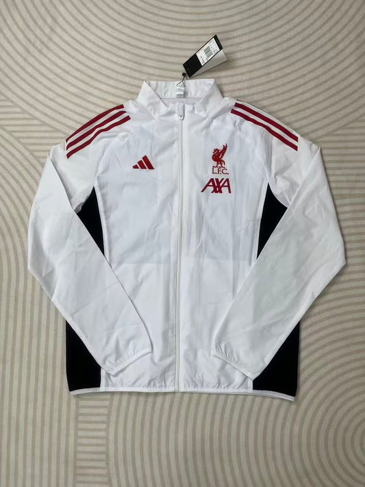 Liverpool Windbreaker White 2025/2026