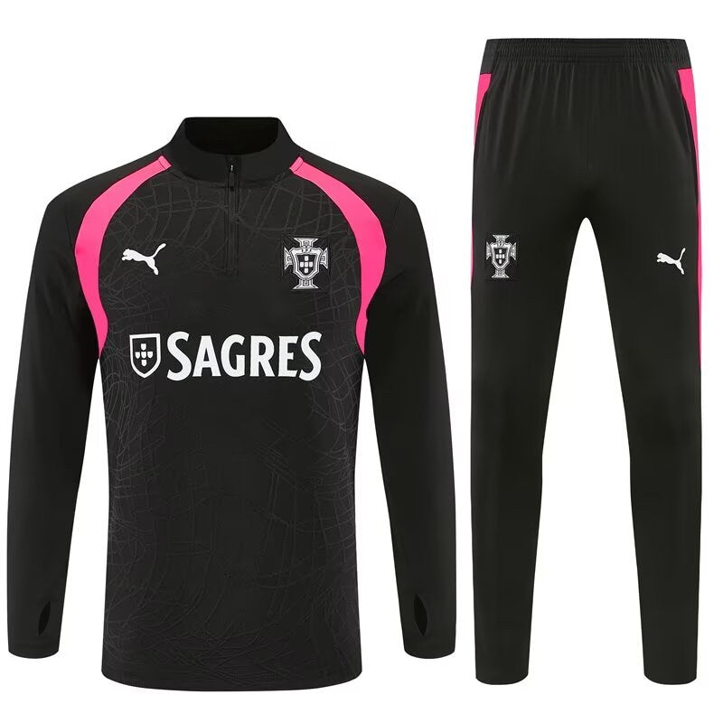 Portugal Training Tracksuit Black (Kids And Man 10-2XL) 2026/2027