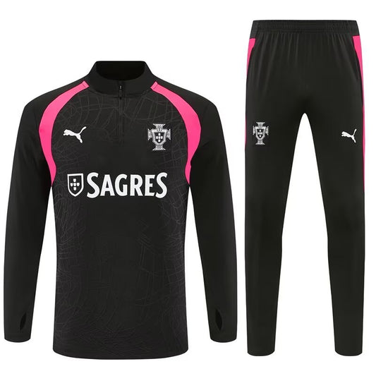 Portugal Training Tracksuit Black (Kids And Man 10-2XL) 2026/2027
