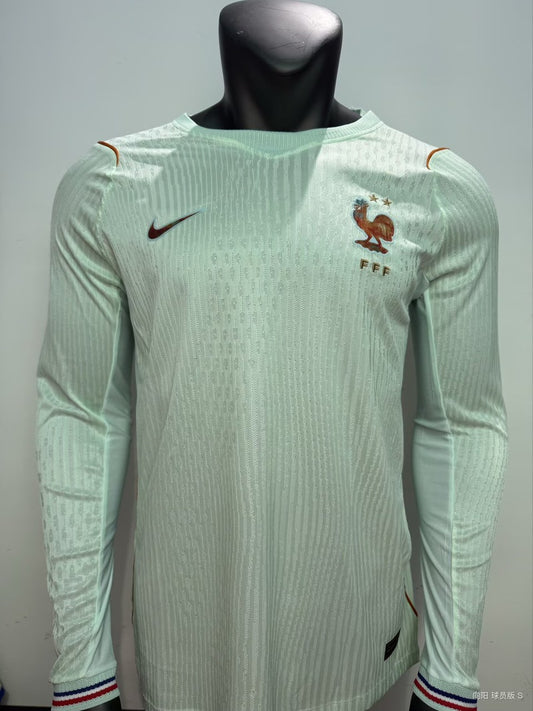 France Away Long Sleeve Player Football Jersey 2026/2027
