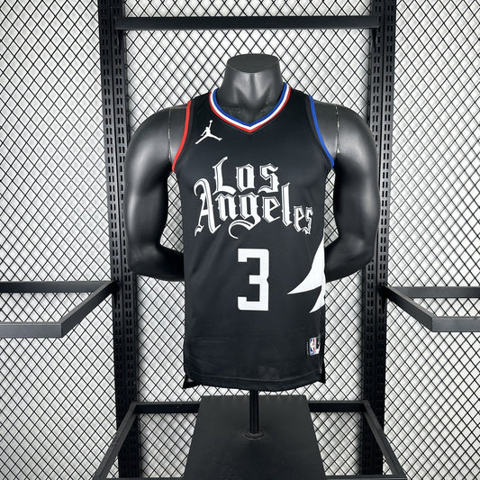 Los Angeles Clippers Black #3 PAUL NBA Season Jerseys 2023