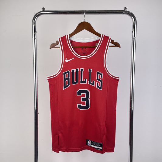 Chicago Bulls Red #3 WADE NBA Season Jerseys 2023