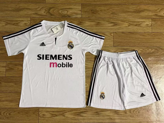 Retro Real Madrid Home Kits Suit Fans Football Jersey 2003/2004