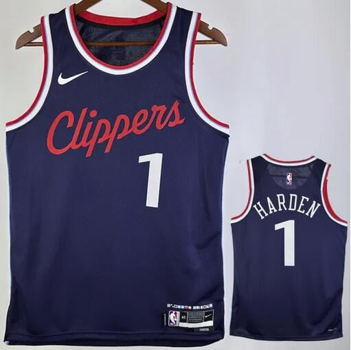 Clippers HARDEN #1 Sapphire Blue NBA Jerseys 2024/2025