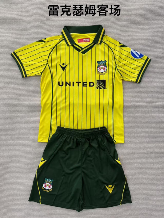 Wrexham Away Fans (Kids And Man) Football Jersey 2025/2026