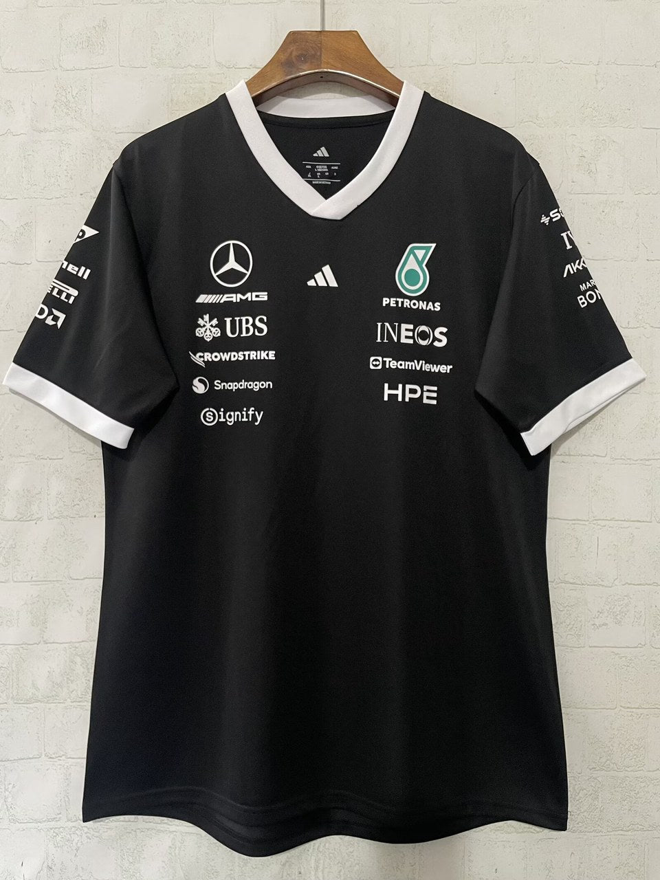 F1 Mercedes-Benz Black Short Sleeve Racing Suit 2026