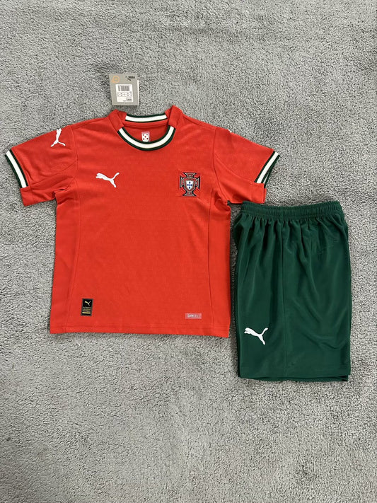 Portugal Home Kids Football Jersey 2025/2026
