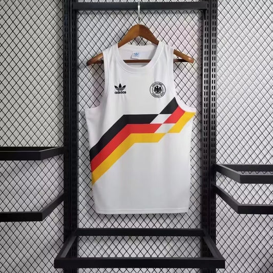 Retro Germany Home Vest Football Jersey 1990