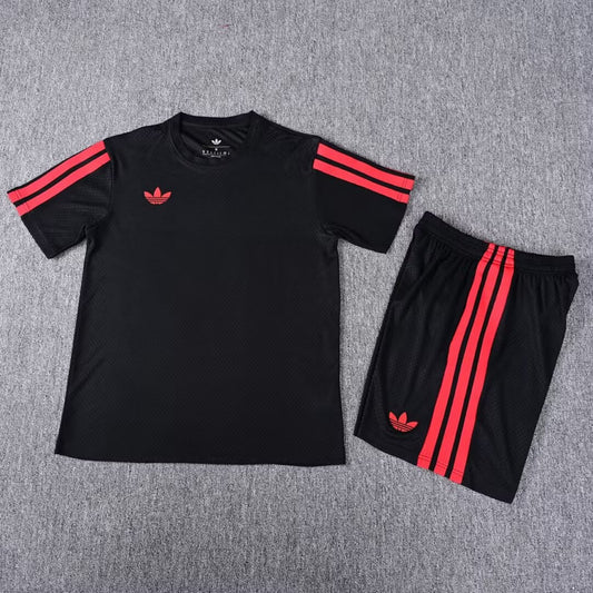 Adidas Clover Training Black With Pants Sets Fans Football Jersey 2026/2027
