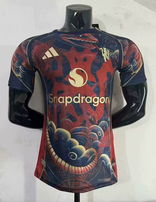 Manchester United Special Edition Player Red Black Football Jersey 2025/2026
