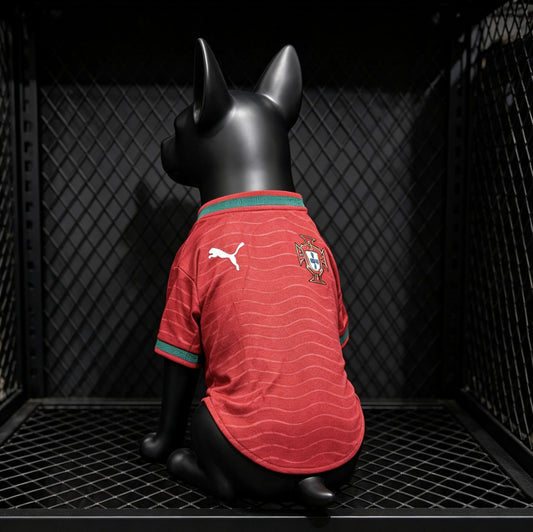 Portugal Home Dog Pet Player Football Jersey 2026/2027