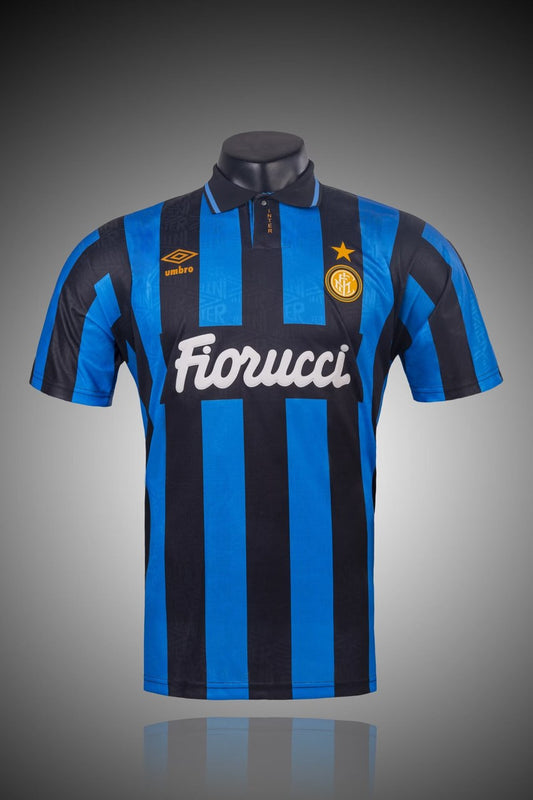 Retro Inter Milan Home Football Jersey 1992 19931994