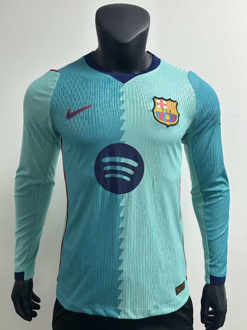 Barcelona Away Long Sleeve Player Football Jersey 2026/2027