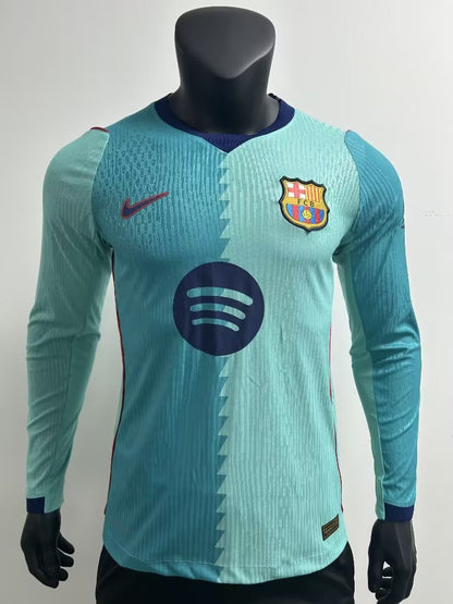 Barcelona Away Long Sleeve Player Football Jersey 2026/2027