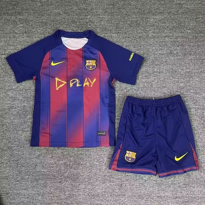 Barcelona Music Festival Special Edition Kids Football Jersey 2025/2026