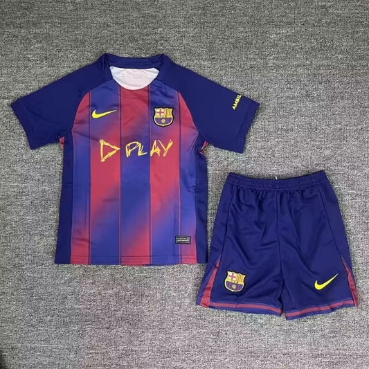 Barcelona Music Festival Special Edition Kids Football Jersey 2025/2026
