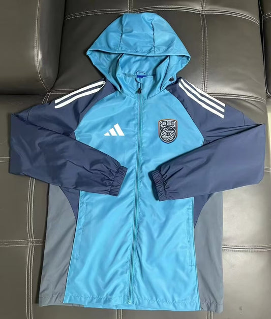 San Diego FC Windbreaker Blue Football Jersey 2025/2026