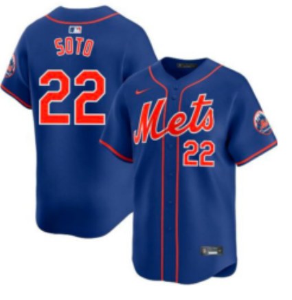 MLB New York Mets Fans Blue Baseball Jerseys 2025
