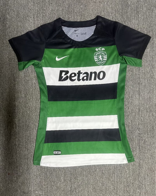 Sporting Lisbon Home Women Fans Football Jersey 2024/2025