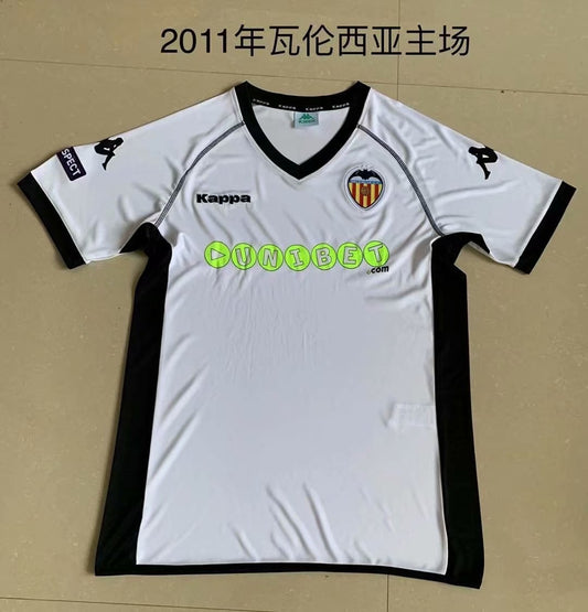 Retro Valencia Home Football Jersey 2011