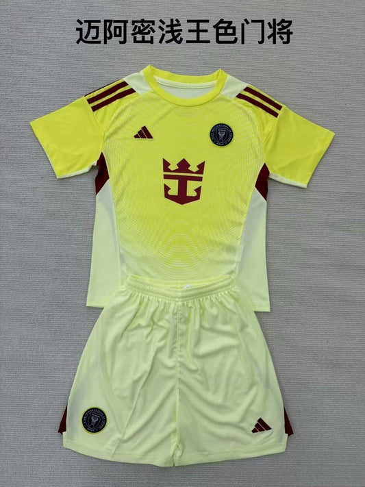 Inter Miami Yollow Goalkeeper Fans (Kids And Man) A1:1 Quality Football Jersey 2025/2026