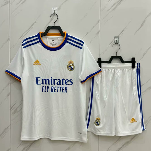 Real Madrid Home Kits Suit Fans Football Jersey 2021/2022