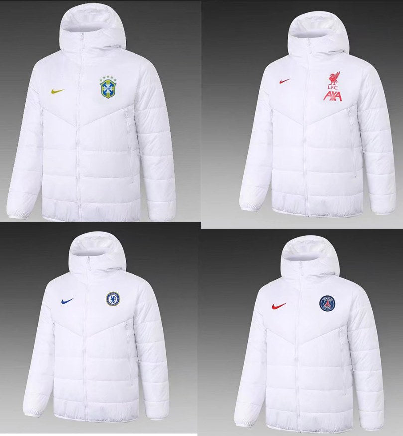 Tottenham Atletico Madrid Chelsea Barcelona America PSG All Team Customized Cotton-padded Clothes Jacket 2025/2026