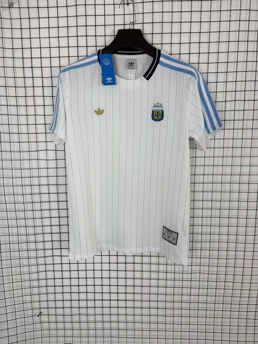 Argentina T-shirt Retro White Football Jersey 2026/2027