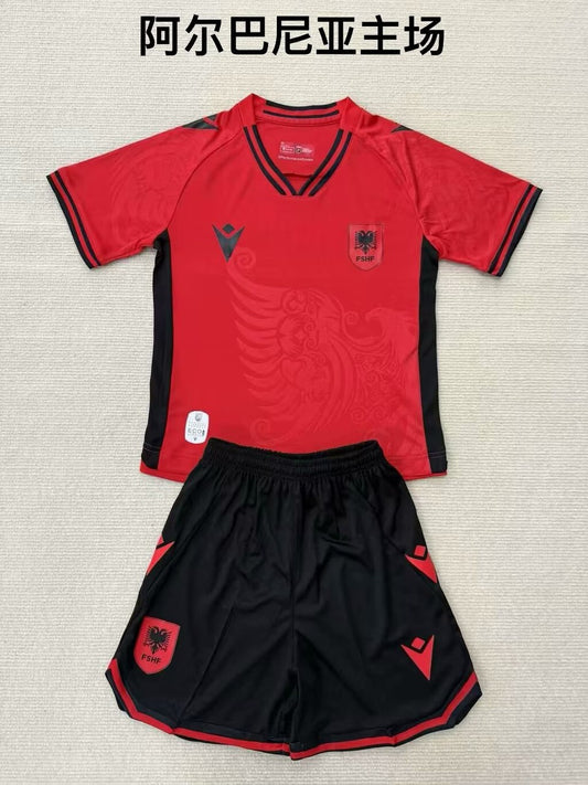 Albania HOME Fans Kits Football Jersey 2025/2026 (Kids And Man )