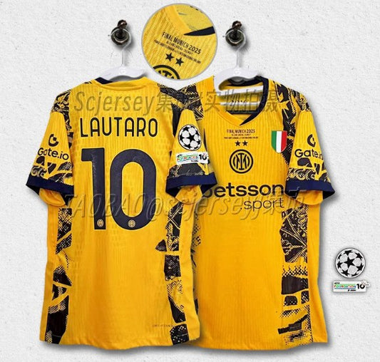 Inter Milan Champion Final Third Away Fans Football Jersey 2024/2025