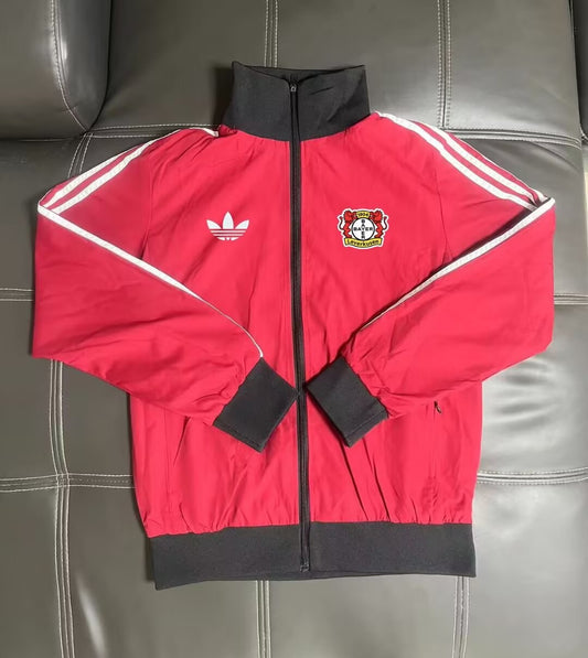 Leverkusen Windbreaker Red Football Jersey 2025/2026
