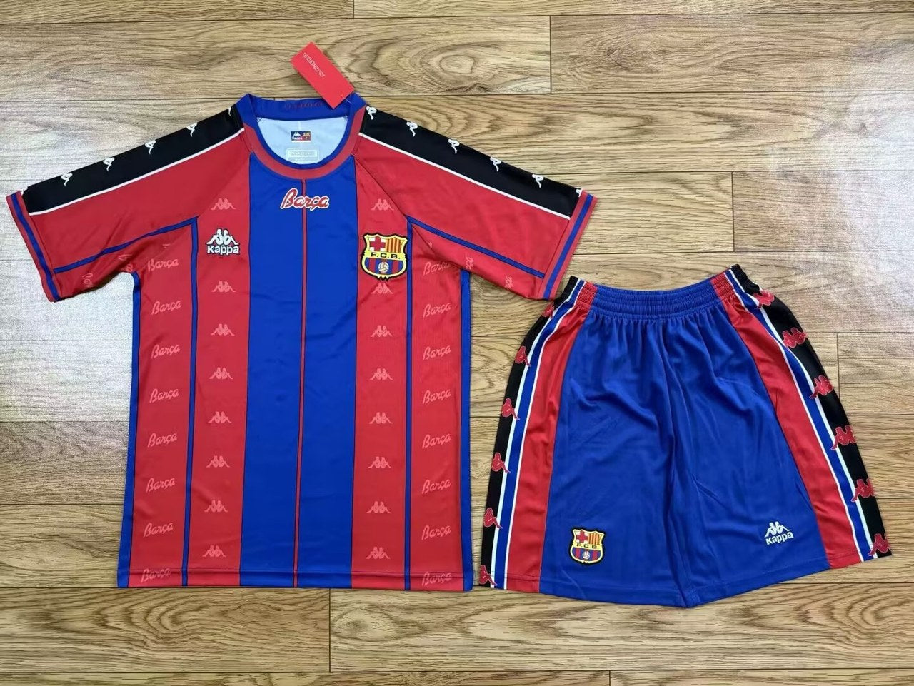 Retro Barcelona Home Kits Suit Football Jersey 1997/1998