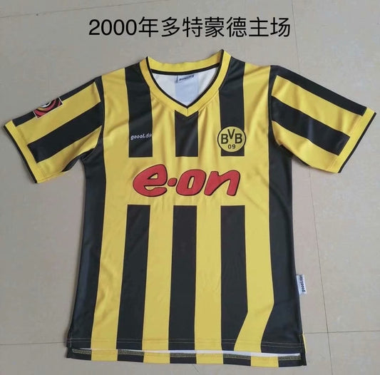 Retro Dortmund Home Football Jersey 2000