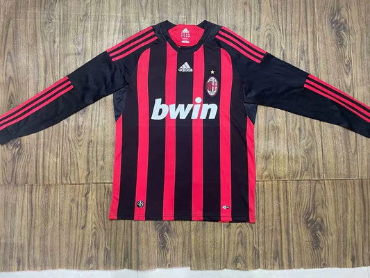 Retro AC Home Long Football Jersey 2007/2008
