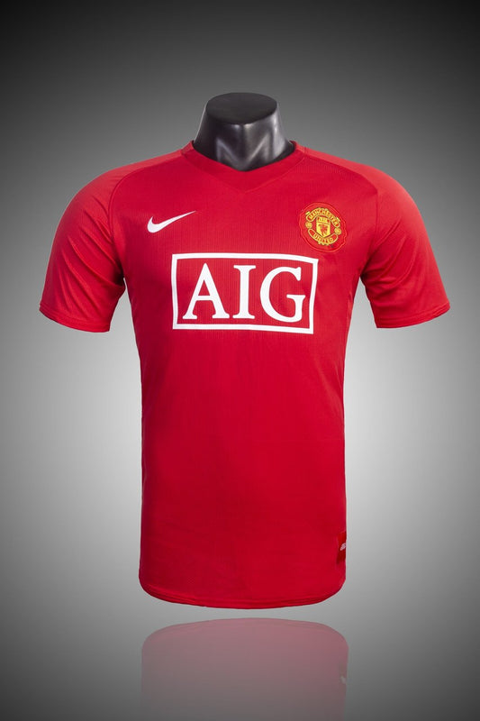 Retro Manchester United Home Football Jersey 2007/2008