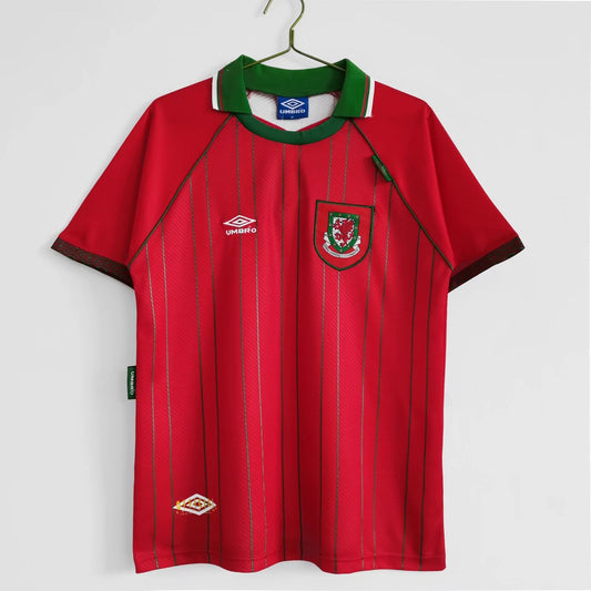 Retro Welsh Home Football Jersey 1994/1996