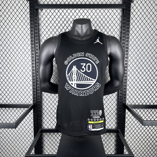 Golden State Warriors BLACK Honor Edition #30 GREEN NBA Season Jerseys