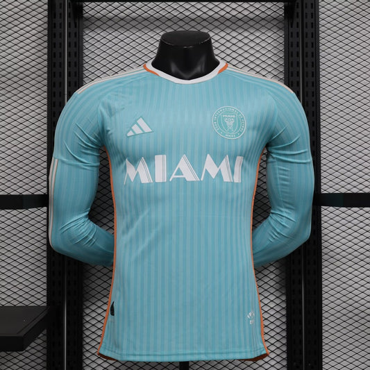 Inter Miami Third Away Long Sleeves Player Football Jersey 2024/2025