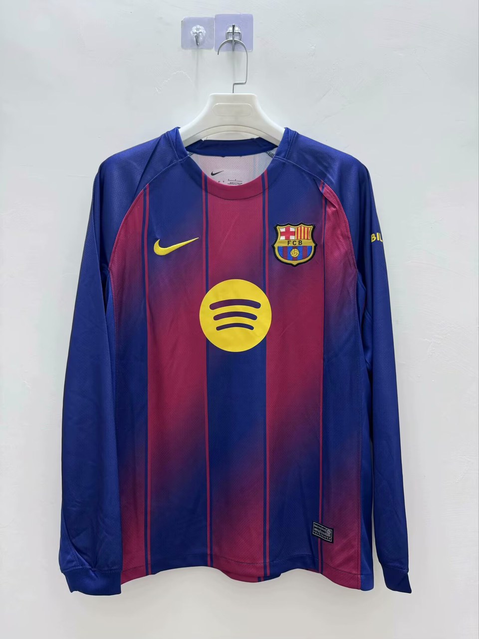 Barcelona Home Long Sleeve Fans Football Jersey 2025/2026