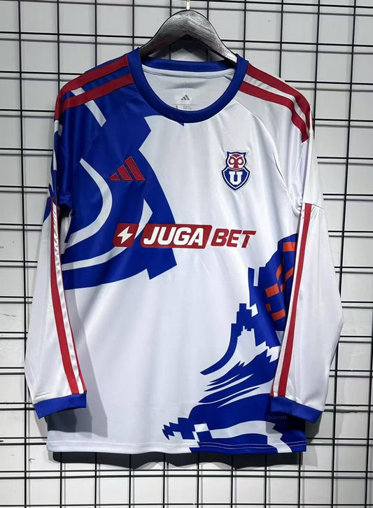 Universidad De Chile Long Sleeve Away Fans Football Jersey 2026/2027