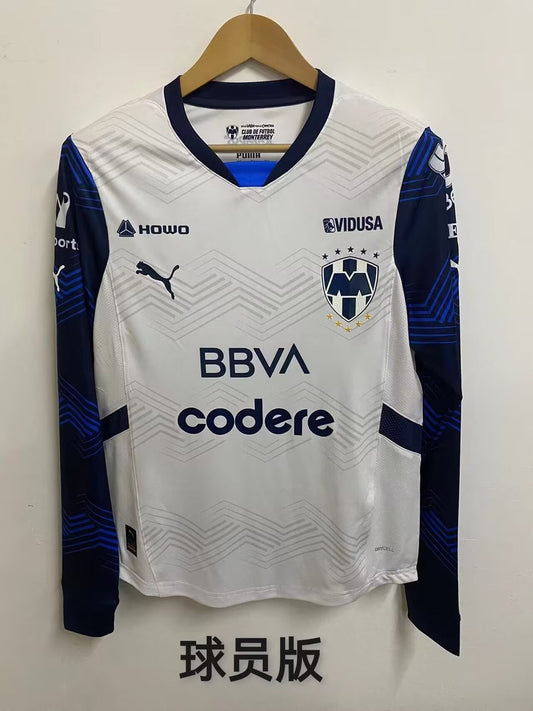 Monterrey Away Long Sleeve Player Football Jersey 2024/2025