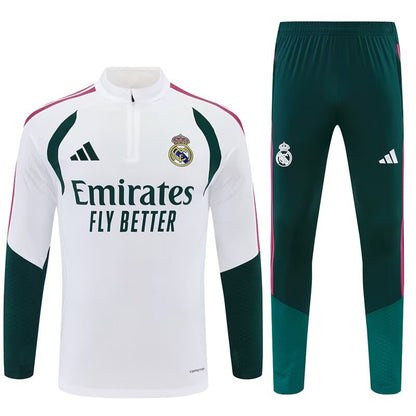 Real Madrid Training Tracksuit White (Kids And Man 10-2XL) 2026/2027