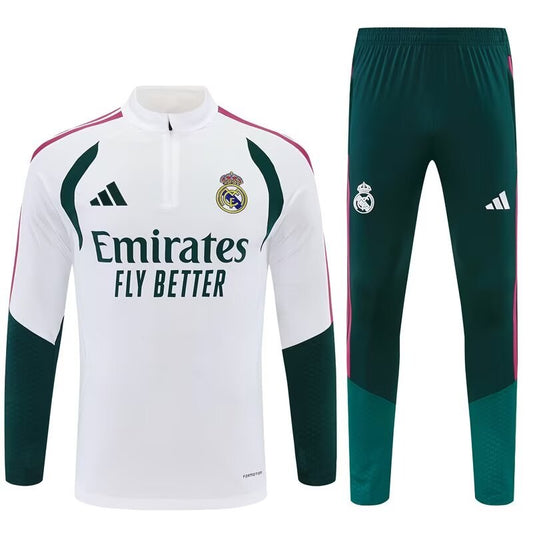Real Madrid Training Tracksuit White (Kids And Man 10-2XL) 2026/2027