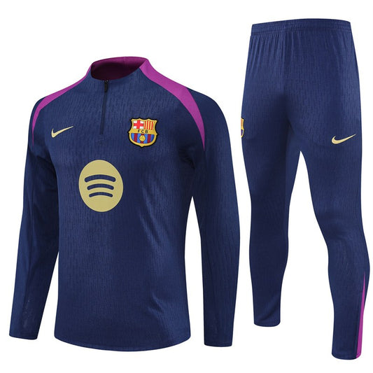 Barcelona Player Training Tracksuit Blue (Kids And Man ) 2025/2026